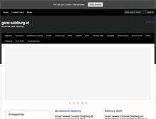 Tablet Screenshot of ganz-salzburg.at